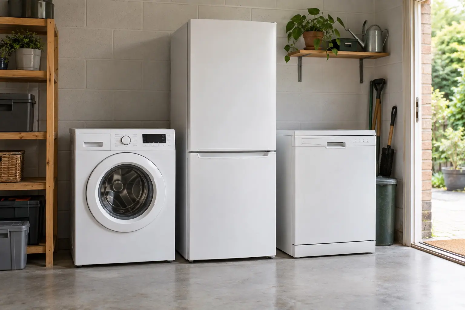 Domestic appliances ready for assessment