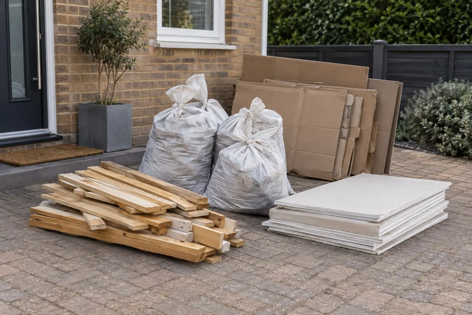Separated renovation materials